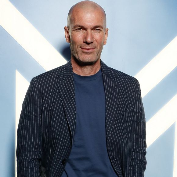 Zinédine Zidane - Soirée de lancement du parfum Montblanc « Legend Blue » au Victoria à Paris le 3 avril 2024. Z. Zidane incarne depuis septembre 2022 les valeurs de la ligne Montblanc Legend et prête à nouveau son visage pour la campagne du parfum Legend Blue. © Rachid Bellak/Bestimage