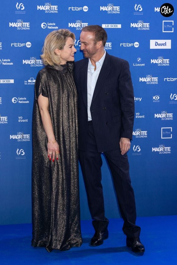Emilie Dequenne (Society Room, Louboutin et bijoux Ole Lynggaard)  & Michel Ferracci (Fursac) -12e Cérémonie des Magritte du Cinéma belge.
Belgique, Bruxelles, le 4 mars 2023. 
© Alain Rolland / Imagebuzz / Bestimage