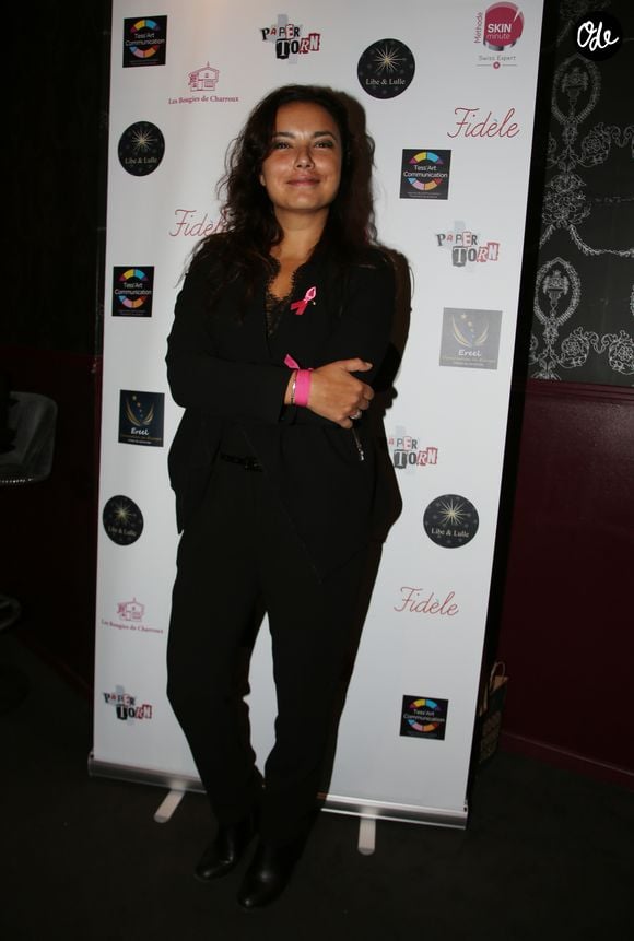 Anaïs Baydemir - Cocktail de bienfaisance 'Octobre Rose' au restaurant Fidèle à Paris, France, le 16 octobre 2017. © Denis Guignebourg/Bestimage