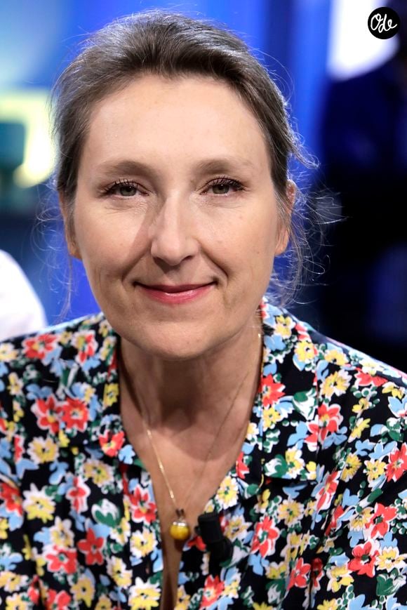 Marie Darrieussecq sur le plateau de l'émission "La Grande Librairie". Paris. Le 25 septembre 2019.