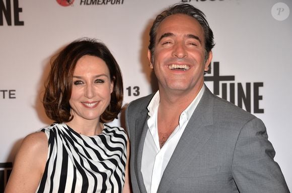 Elsa Zylberstein, Jean Dujardin - Avant première du film "Un + Une" de Claude Lelouch à l'UGC Normandie à Paris le 23 novembre 2015. VEEREN / BESTIMAGE