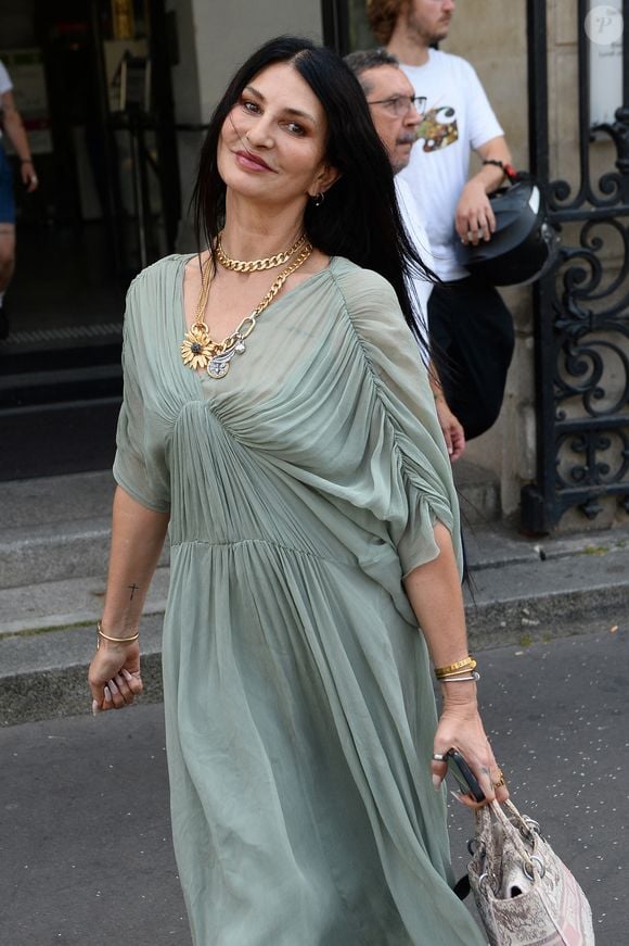 Sylvie Ortega Munos - J.L.Lahaye s'est marié en secondes noces avec sa compagne P.Aubin à la mairie du 18ème arrondissement de Paris, le 2 juillet 2025. © Agence / Bestimage