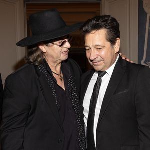 Exclusif - Marc Veyrat, Laurent Gerra - Laurent Gerra reçoit la légion d’honneur de la part du grand chancelier F. Lecointre en présence de la première dame, B. Macron au Palais de la Légion d'honneur à Paris le 29 septembre 2025. © Cyril Moreau/Bestimage