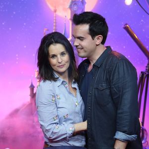 Faustine Bollaert et son mari Maxime Chattam assistent à la Première du nouveau spectacle Disney ' Mickey et le Magicien' à Disneyland Paris à Marne la Vallée, France le 02 juillet 2016. Photo par Jerome Domine/ABACAPRESS.COM