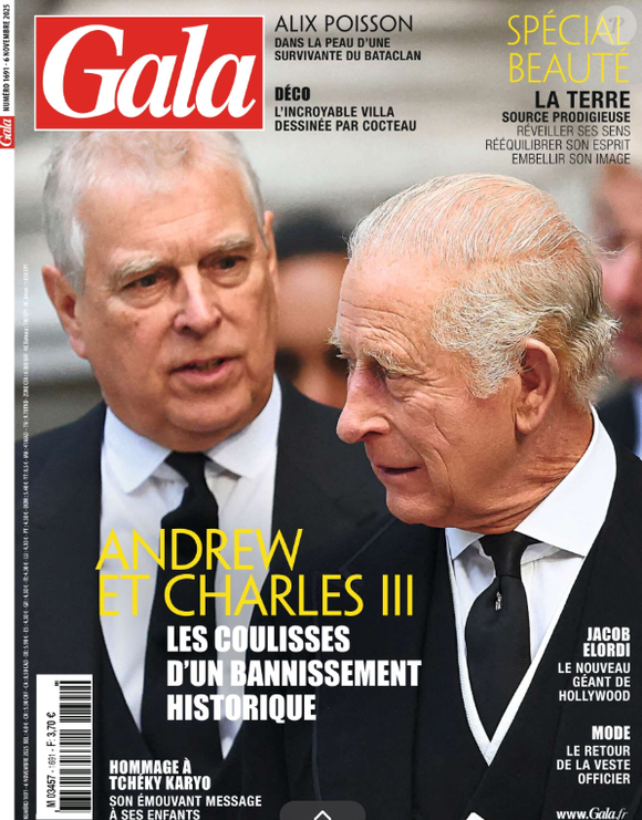 Magazine "Gala" en kiosques jeudi 6 novembre 2025.