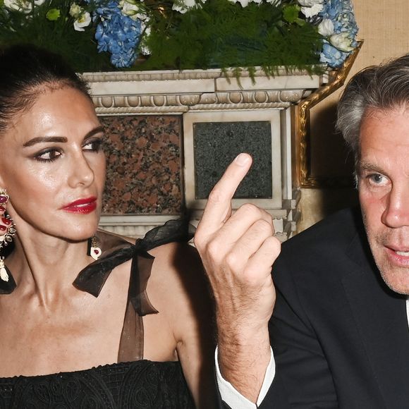 Adriana Abascal et son compagnon le prince Emmanuel-Philibert de Savoie - Concerto pour la paix de Omar Harfouch dans la chambre de députés à Rome en Italie le 29 avril 2025. Photo par SGP / BESTIMAGE