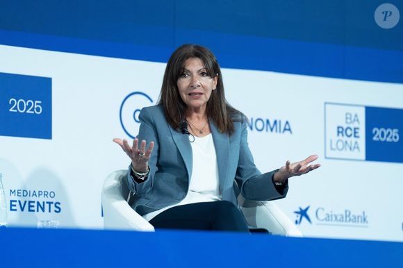 Anne Hidalgo, maire de Paris, participe à la 40ème réunion du Cercle d'Economia à Madrid, le 5 mai 2025.  © David Zorrakino / Europa Press / Bestimage
