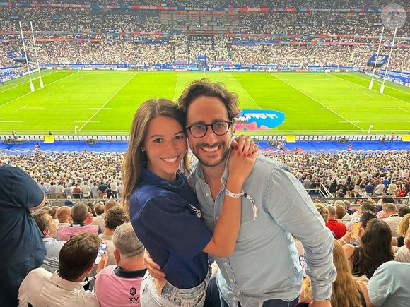 Émilie Broussouloux et son mari Thomas Hollande, photo partagée le 9 septembre 2023.