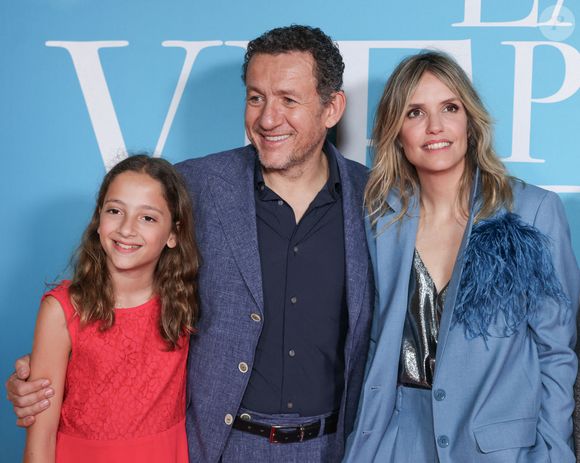 Dany Boon et sa fille Sarah, Laurence Arne assistant à l'avant-première du film La Vie Pour De Vrai tenue au Pathe Wepler, à Paris, France le 18 avril 2023. Photo by David Boyer/ABACAPRESS.COM