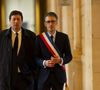 Visiblement très ému après l’échange des vœux, Georges Fenech s’est confié avec sincérité : "Je suis un homme heureux évidemment, entouré, d'abord amoureux, très amoureux et entouré de la famille"

Jérémy Redler, maire du 16ème arrondissement de Paris - Mariage civil de Georges Fenech et Amélie Leperre-Dimeglio à la mairie du 16ème arrondissement de Paris le 31 janvier 2026.

© Pierre Perusseau / Bestimage