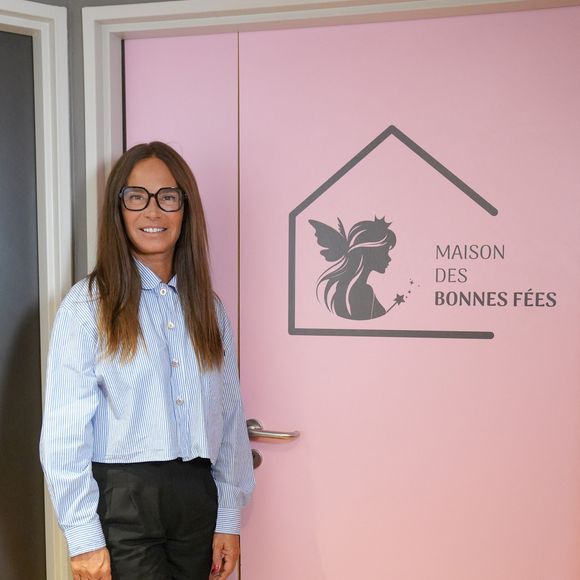 Exclusif - Nathalie Marquay (miss France 1987) lors de l'inauguration de la quatrième maison des bonnes fées à la Clinique Bizet à Paris le 16 septembre 2025. © Anne-Sophie Guebey / Bestimage