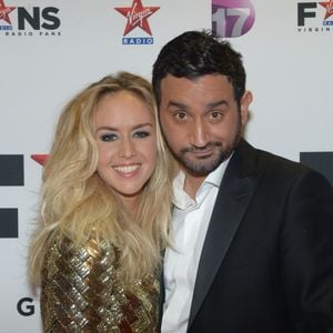 Enora Malagre et Cyril Hanouna lors de la soiree Virgin Radio Fans, a Paris, le 8 decembre 2012