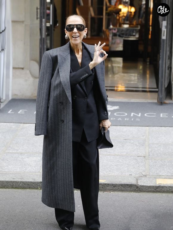 Céline Dion acclamée par ses fans à la sortie de l’hôtel Royal Monceau à Paris, avant de se rendre à la Plenitude Arena de Paris La Défense, pour sa deuxième date de concert, le 16 septembre 2026. © Marc Ausset-Lacroix/Bestimage