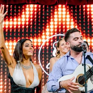 Eva Longoria et Kendji Girac lors du XIV Global Gift Gala Cannes 2026, le 20 mai 2026, à Cannes, France. © Europa Press/Bestimage