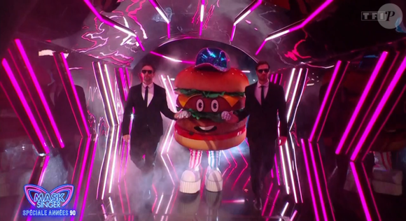 Le Burger dans "Mask Singer", capture d'écran TF1