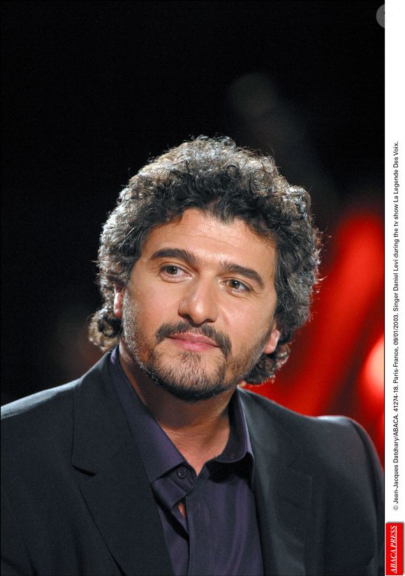 Paris-France, 09/01/2003. Le chanteur Daniel Levi lors de l'émission La Legende Des Voix. © Jean-Jacques Datchary/ABACA.