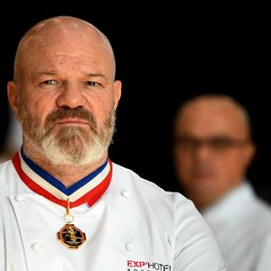 Exclusif - Philippe Etchebest préside le salon français de la restauration "Expotel" à Bordeaux. Il dirige aussi la journée des chefs et sa compétion regroupant 22 Etoiles sur l'évènement, le 25 Novembre 2019. © Patrick Bernard/ Bestimage