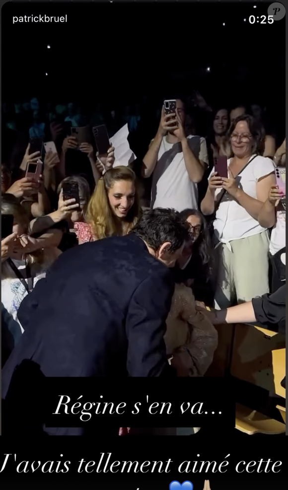 Patrick Bruel partage une vidéo de Régine sur Instagram