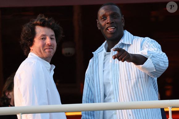 Omar Sy, Jean Imbert assistent à un dîner avant le 77e Festival de Cannes le 13 mai 2024 à Cannes, France. Photo by Shootpix/ABACAPRESS.COM