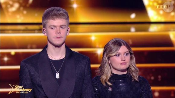 Charles et Marine dans la demi-finale de la Star Academy 2024, le 11 janvier 2025 sur TF1