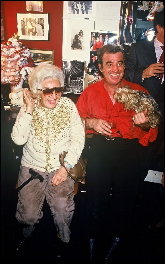 Archives - Jean-Paul Belmondo et sa mère Madeleine.