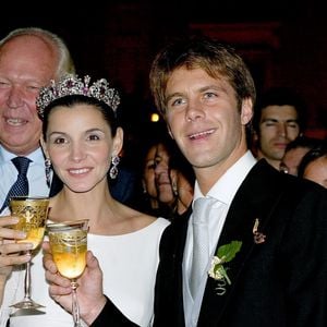 Mariage du prince Emmanuel Philibert de Savoie et de Clotilde Courau au Palais Ruspoli à Rome, septembre 2023.