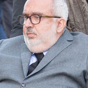 Dominique Farrugia lors des obsèques du journaliste français Philippe Gildas au cimetière du Père Lachaise à Paris, France, le 5 novembre 2018. Photo by ABACAPRESS.COM