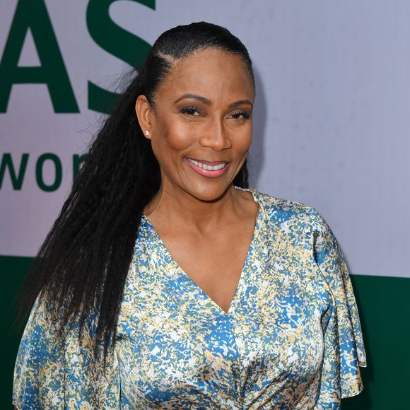 Christine Kelly - 2ème édition du gala "Coeur Central" au profit de Terre d'Impact fonds de dotation de la FFT et de l'association "Fête le Mur" sur le Court Central Philippe Chatrier à Roland Garros, Paris, le 28 juin 2023. © Veeren/Bestimage