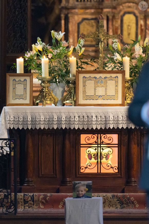 Cérémonie religieuse pour les funérailles d'Emile à la Basilique Sainte Marie Madeleine à Saint-Maximin-la-Sainte-Baume, France le 8 février 2025. Les restes du petit garçon Emile, deux ans, disparu depuis le 8 juillet 2023 au Vernet, ont été découverts à quelques kilomètres du hameau le 30 mars 2024. Photo by Shootpix/ABACAPRESS.COM