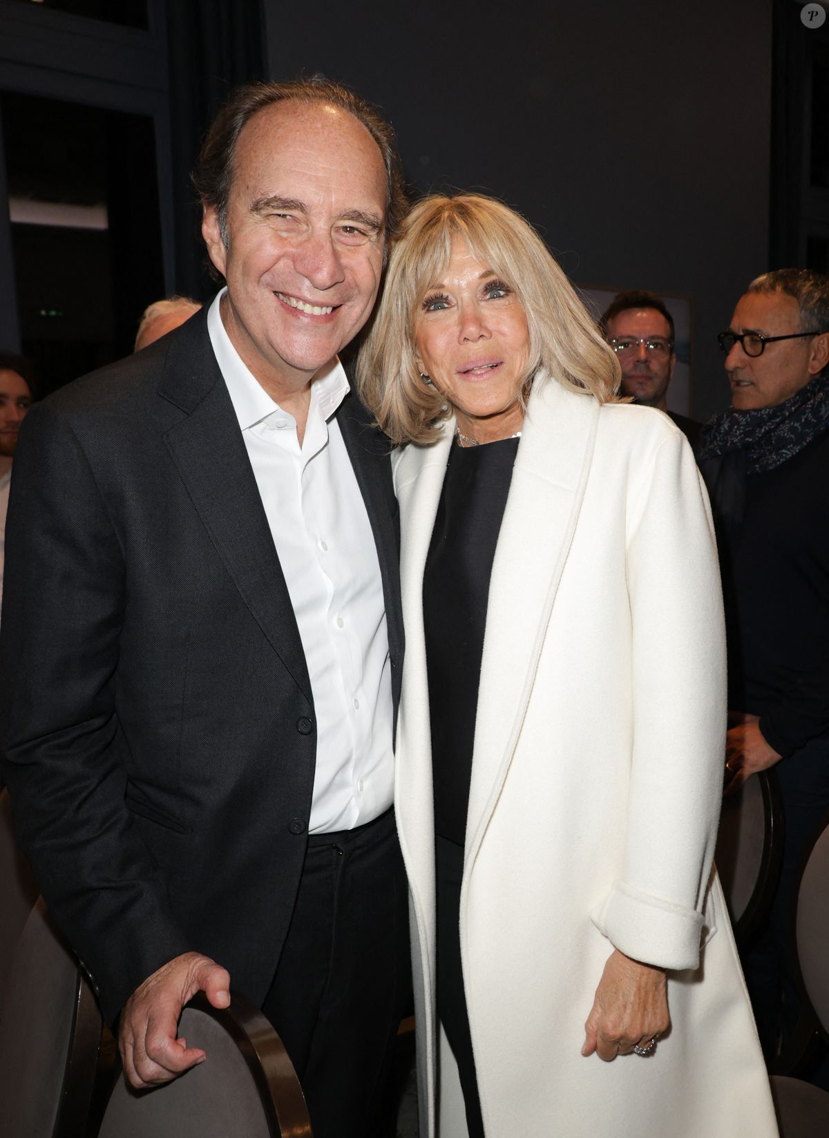 Photo : Exclusif - Xavier Niel et Brigitte Macron - 6ème remise du prix ...