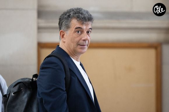 Le présentateur de télévision et agent immobilier français Stéphane Plaza arrive à son procès en appel pour violences conjugales à Paris, le 26 juin 2026. Photo : Raphaël Lafargue/ABACAPRESS.COM