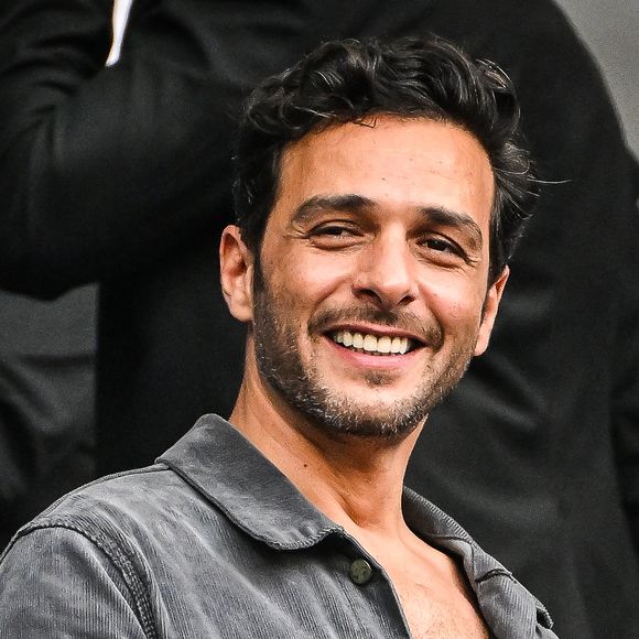 Maxim Nucci (Yodelice) en tribunes lors de la finale de rugby Top 14 opposant le Stade Toulousain Rugby (Toulouse) au Stade Rochelais (La Rochelle) au Stade de France à Saint-Denis, Seine Saint-Denis, le 17 juin 2023. Matthieu Mirville/Bestimage