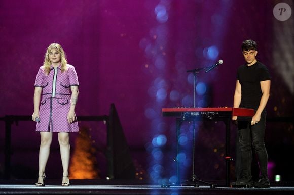 Exclusif -  Louane Emera et Florian Rossi - Enregistrement de la 2ème partie de l'émission "La chanson challenge" au Château de Chambord, qui sera diffusée le 26 juin sur TF1. © Gaffiot-Moreau / Bestimage