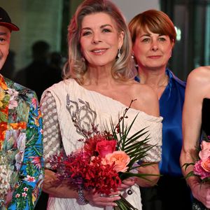 La princesse Caroline de Hanovre durant la 69ème édition du Bal de la Rose dans la Salle des Étoiles du Sporting Monte-Carlo à Monaco, le 29 mars 2025.
 © Bruno Bebert / Pool Monaco / Bestimage