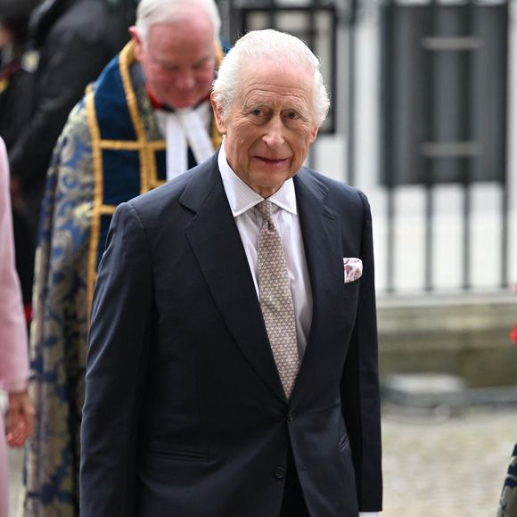 Le roi Charles III d'Angleterre  - La famille royale britannique célèbre le 76ème Commonwealth Day à l'abbaye de Westminster à Londres, le 10 mars 2025.