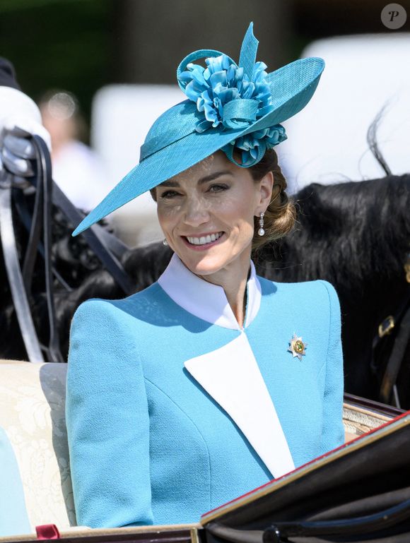 La princesse de Galles assiste au défilé de l'anniversaire du roi, Trooping the Colour. Photo par Doug Peters/EMPICS/ABACAPRESS.COM
