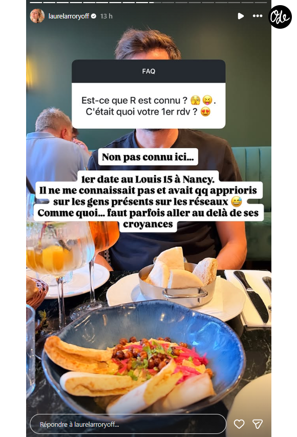 Mais c'est pour préserver cet équilibre fragile, ainsi que leurs entourages respectifs, que Laure refuse de dévoiler le visage de son amoureux pour l'instant.

Laure Larrory (Mariés au premier regard) parle de son nouveau compagnon.