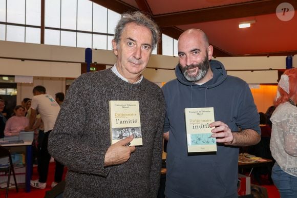 François et Vincent Morel  à la Foire du Livre de Brive 2024 à la Halle Georges Brassens de Brive-la-Gaillarde, le 10 novembre 2024. © Jean-Marc Lhomer / Bestimage