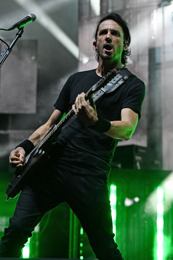 Le groupe de metal français Gojira a offert une performance puissante à l'I Think Financial Amphitheatre de West Palm Beach, en Floride, électrisant les fans avec leur set intense, le 14 septembre 2024. ©Backgrid USA / Bestimage