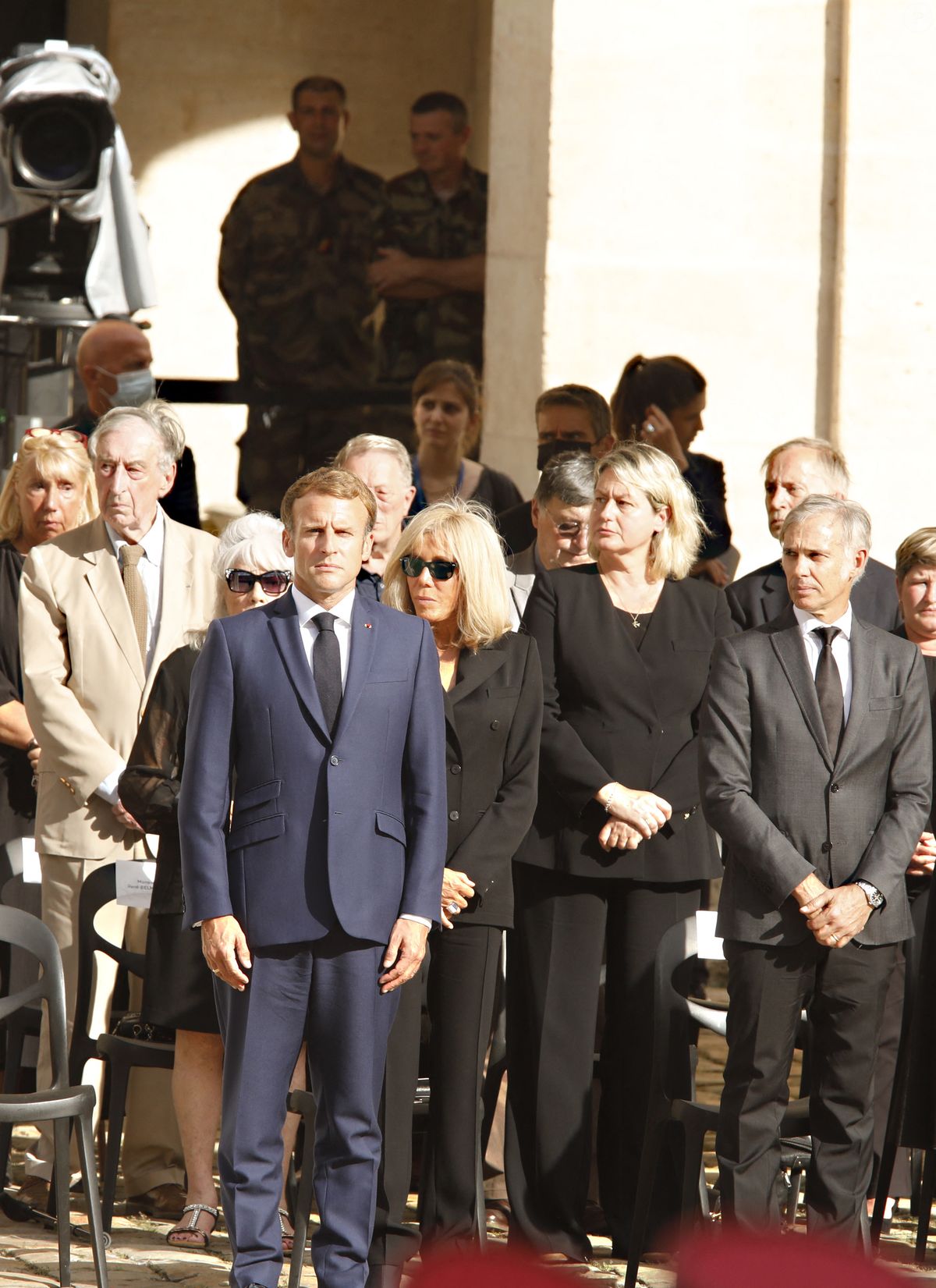 Photo Le président de la République française Emmanuel Macron et sa