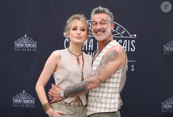 Exclusif - Catherine Davydzenka et son compagnon Stéphane Blancafort - Photocall de la 3ème édition du Festival du Cinéma Français et de la Gastronomie d'Aix-les-Bains. Le 8 juin 2024
© Denis Guignebourg / Bestimage
