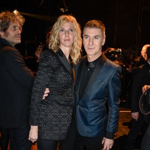 Sandrine Kiberlain et Etienne Daho lors de la 39e cérémonie des César du cinéma qui s'est tenue au Théâtre du Châtelet à Paris, France, le 20 février 2015. Photo Bernard-Briquet-Gouhier/ABACAPRESS.COM