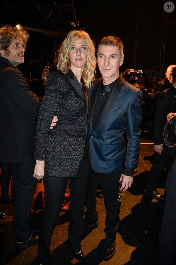 Sandrine Kiberlain et Etienne Daho lors de la 39e cérémonie des César du cinéma qui s'est tenue au Théâtre du Châtelet à Paris, France, le 20 février 2015. Photo Bernard-Briquet-Gouhier/ABACAPRESS.COM