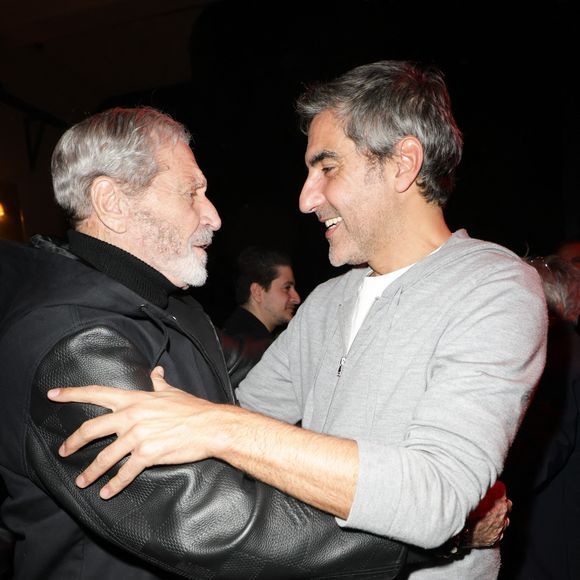 Exclusif - Jean-Claude Darmon et Ary Abittan - Célébrités assistent au spectacle "Authentique" de Ary Abittan à la Cigale à Paris les 18, 19, 22 et 23 février 2025. © Coadic Guirec/Bestimage