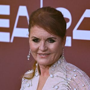 Sarah Ferguson Duchesse d'York arrivant au Gala 2024 de l'amfAR Cannes, Hôtel du Cap Eden Roc. © PA Photos/ABACA