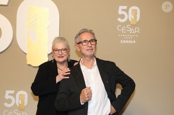 Josiane Balasko et Thierry Lhermitte - Photocall des lauréats (pressroom) de la 50ème cérémonie des César à l'Olympia à Paris le 28 février 2025
© Dominique Jacovides / Olivier Borde / Bestimage