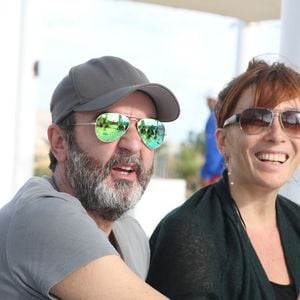 Exclusif - Bruno Solo et sa femme Véronique - Escapade des stars de Djerba à l'Hotel Radisson Blu Palace Resort & Thalasso à Djerba en Tunisie le 7 novembre 2015.