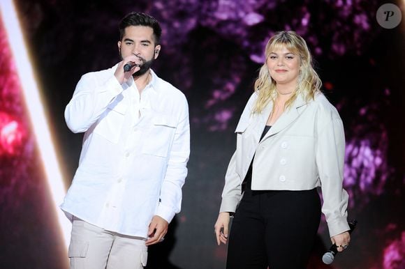 Louane avait déjà reçu le soutien de Kendji Girac, révélé comme elle dans "The Voice"
Exclusif - Kendji Girac et Louane Emera - Enregistrement de l'émission "La grande soirée des duos", qui sera diffusée le 14 octobre sur W9
© Gaffiot-Moreau / Bestimage
