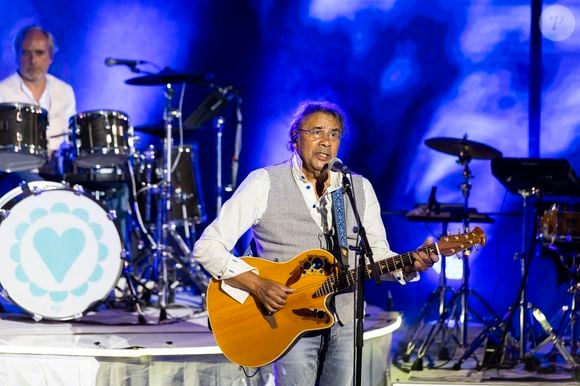 Exclusif - Laurent Voulzy - Laurent Voulzy en concert sur la scène du théâtre de Verdure lors du 41ème Festival de Ramatuelle, le 9 août 2025.
© Cyril Bruneau / Bestimage