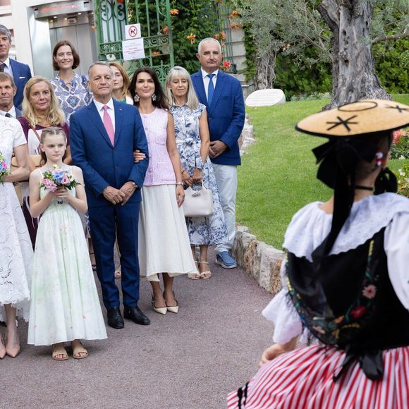 Le prince Albert II de Monaco, La princesse Charlène de Monaco avec leurs enfants le prince Jacques de Monaco, marquis des Baux et la princesse Gabriella de Monaco, comtesse de Carladès et Mélanie-Antoinette de Massy au 'Pique-nique des Monégasques’, Monaco. 6 septembre 2025© Olivier Huitel/Pool Monaco/Bestimage